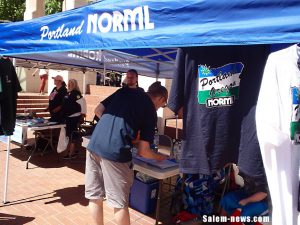 Portland NORML booth at GCM.