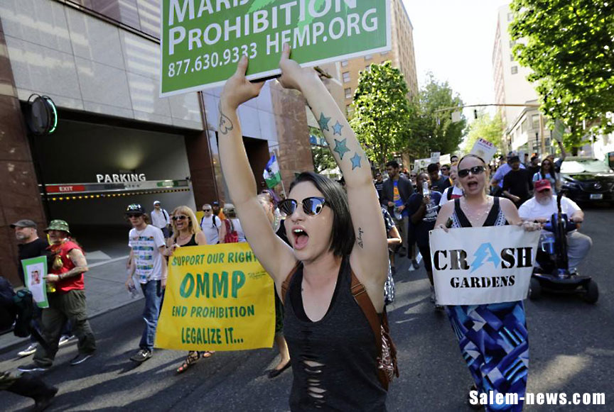 Global cannabis March, Portland!
